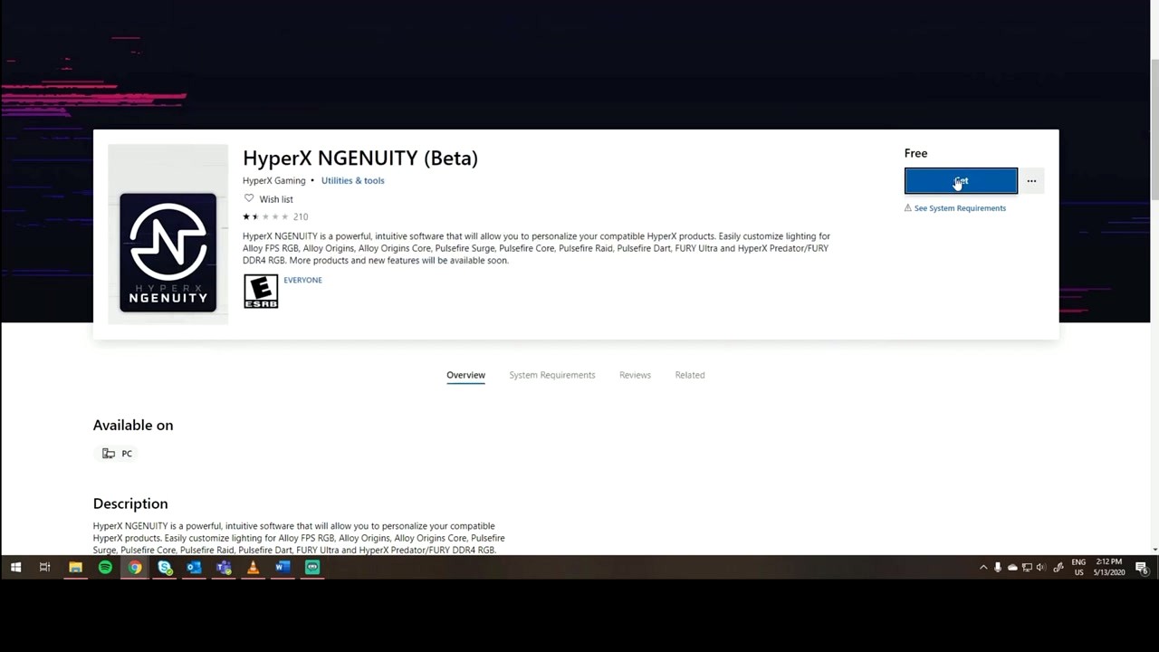 HyperX NGENUITY on Microsoft Store